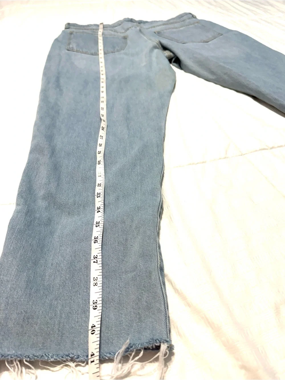 Universal Thread Light Blue Distressed Boyfriend Jeans